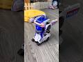 Transformer Robot Police Car Lights Sounds Bump And Go Action Transforming Car To Robot