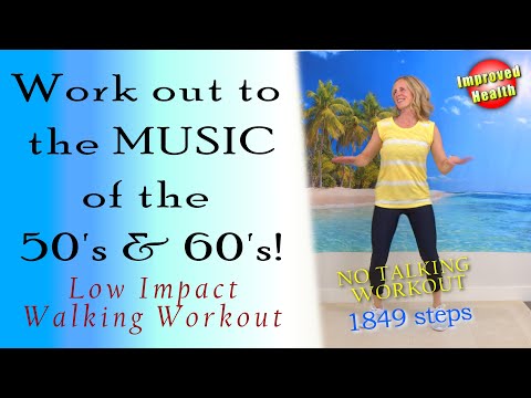 Workout to music of the 50's & 60's | At Home Workout | Elvis Presley and more! | Improved Health 💗