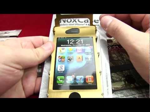 CRKT Gold iNoxCase Stainless Steel iPhone 4/4S Case INOX4G