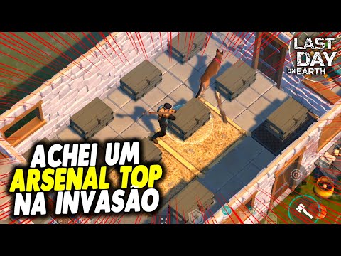 ACHEI UM ARSENAL TOP NA INVASÃO - Last Day On Earth