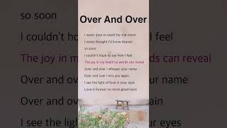 Over And Over | Nana Mouskouri #lyrics