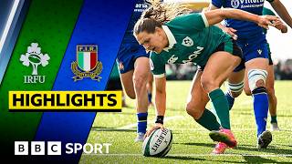 Nine-try Ireland thrash Italy in Galway | Women's Six Nations | BBC Sport