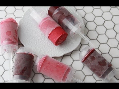 RASPBERRY SORBET TREAT POPS