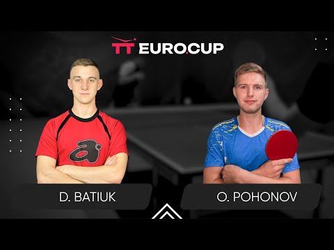 16:20 Dmytro Batiuk - Oleksandr Pohonov 11.09.2024 TT Euro.Cup Ukraine Master. TABLE 3
