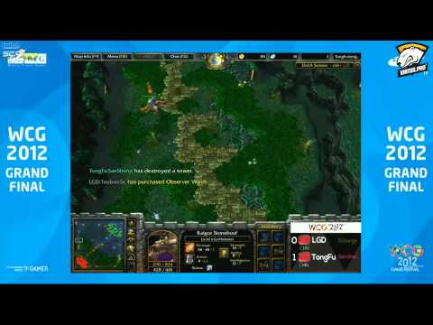 WCG 2012 WC3 Dota: Final LGD vs TongFu Game 2