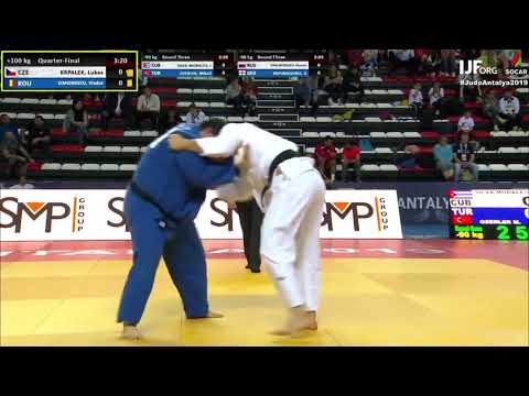 2019 Antalya Quart +100 kg Krpálek Lukáš CZE vs  Simionescu Vladut ROU