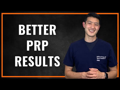 Wie man PRP-Injektionen optimiert