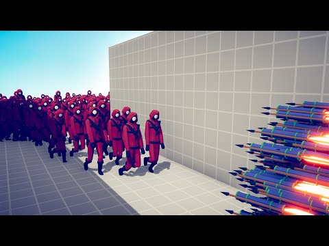 100x SQUID GAME STAFF vs EVERY GOD - TABS | Totally Accurate Battle Simulator 2022
