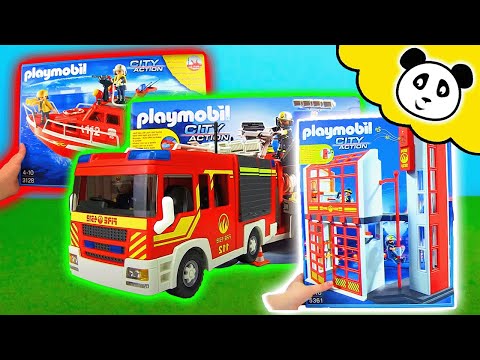 📦⭕️🚒PLAYMOBIL FEUERWEHR UNBOXINGS! Mit tollen Überraschungen!🔥