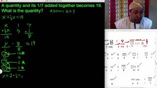 In Afrikan math all fractions are 1 and all multiplication is by 2 (part II)
