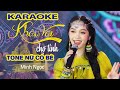 Khâu Vai Chợ Tình Karaoke Tone Nữ Beat Chuẩn Có Bè Minh Ngọc