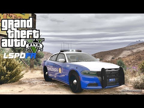 GTA 5 MODS LSPDFR 864 -  CHARGER PATROL!!! (GTA 5 REAL LIFE PC MOD)