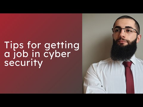 Tips for getting a job in cyber security