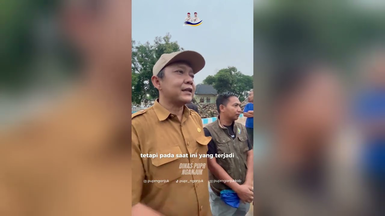 Banjir Dam Tanjung Cepat Teratasi, Bupati dan Dinas PUPR Nganjuk Turun Tangan Langsung