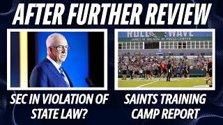 Athletes Push Back Against SEC | Saints Training Camp Report