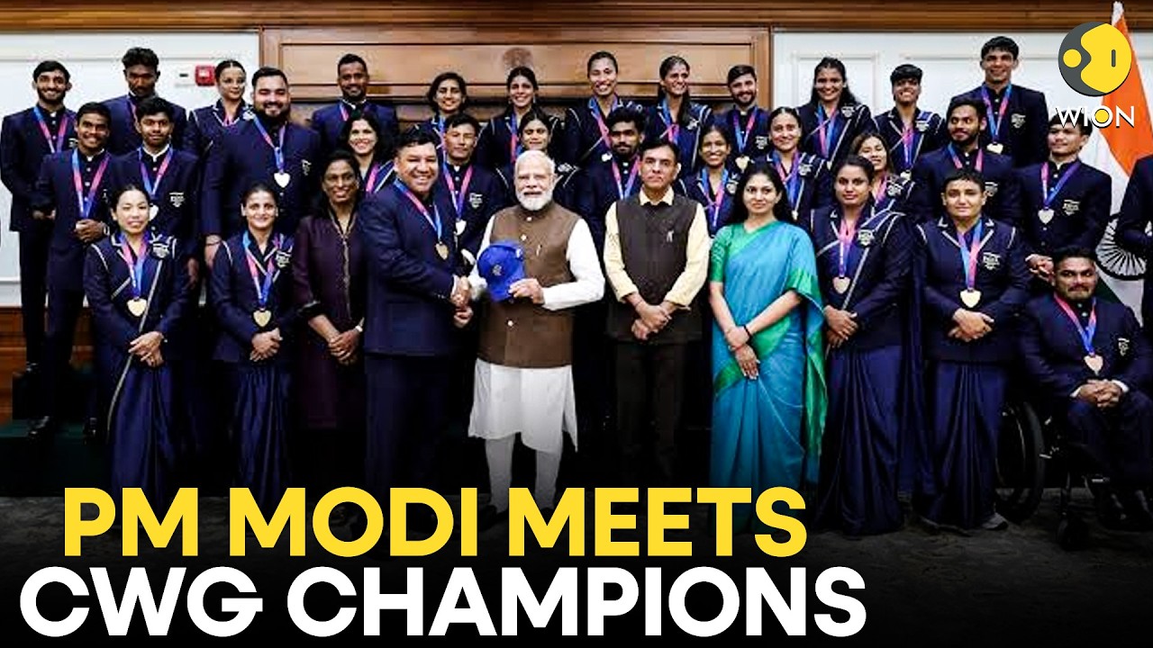 LIVE: PM Modi Meets India’s CWG Champions, Congratulates Athletes On Historic Success | WION