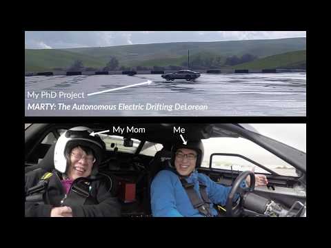 My Mom Rides Along in MARTY, the Autonomous Electric Drifting DeLorean