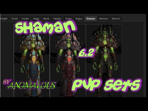 WoD 6.2 PTR - pvp sets - shaman(regular/elite/wild combatant?)