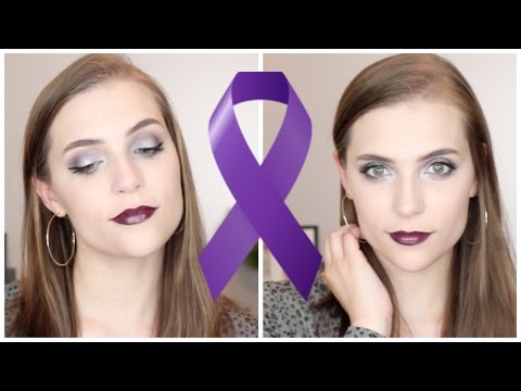 Purple Eyes and Vampy Lips | Domestic Violence Awareness Month Video