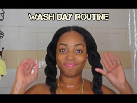 Wash Day Routine on Natural Hair
