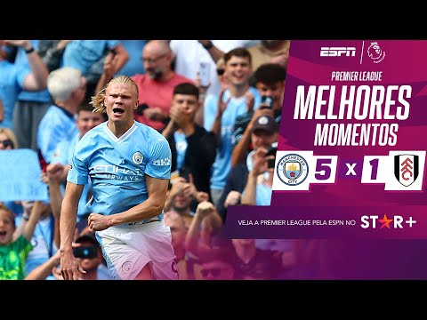 Gols e lances de Manchester City x Fulhan