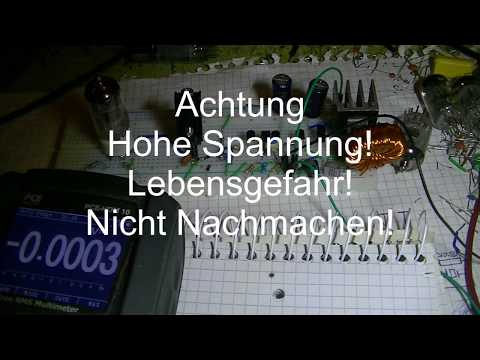 Spannungswandler für Elektronenröhren 12 auf 200 Volt - eflose #957