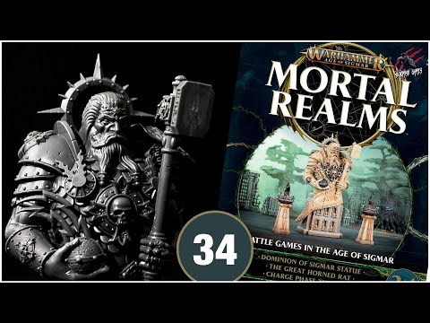 DOMINION OF SIGMAR STATUE UNBOX | BUILD | SIZE GUIDE - Mortal Realms Issue 34 Warcry & Age Of Sigmar