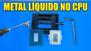 FAZENDO DELID EM 2026, METAL LÍQUIDO NO PROCESSADOR BAIXA MUITO A TEMPERATURA?