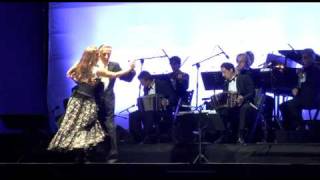 "Tango Argentino" en el Obelisco: El flaco Dany y Silvina Valz, Junior Cervila y Natalia Royo