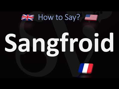 How to Pronounce Sangfroid? (CORRECTLY) | English & French Pronunciation