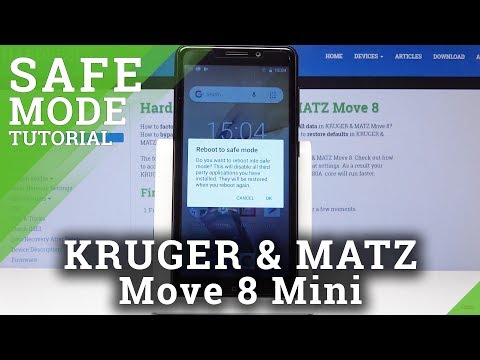 How to Enable Safe Mode in Kruger & Matz MOVE 8 Mini - Boot into Safe Mode