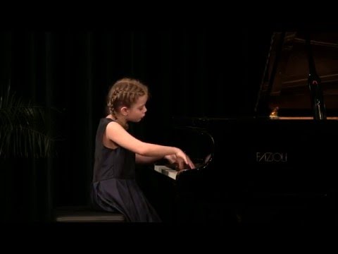 Claude Debussy - The Little Shepherd, / Leticie Krotka (11.y) on Fazioli Grand Piano
