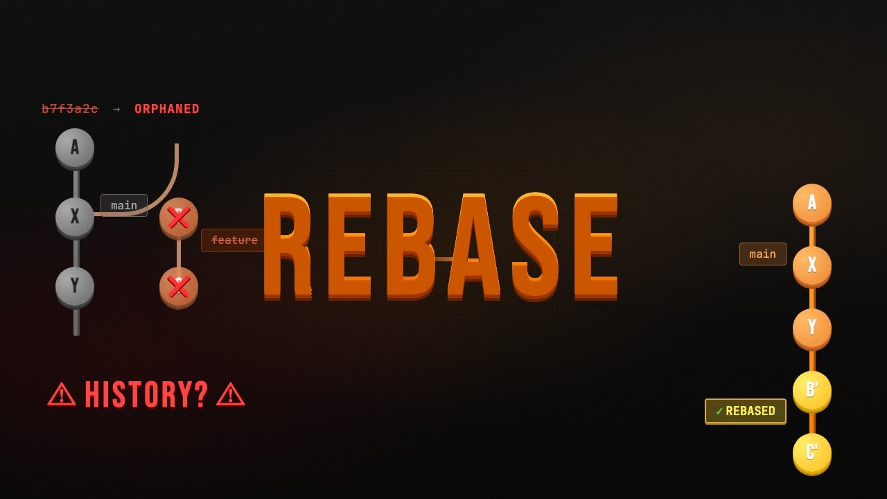 Why Git Rebase Rewrites History