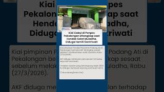 Kiai Cabul di Ponpes Pekalongan Ditangkap saat Hendak Salat Iduladha, Lecehkan Santriwati Sejak 2008