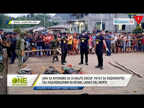 One Mindanao: Lima ka miyembro sa Di-maute group, patay sa engkwentro