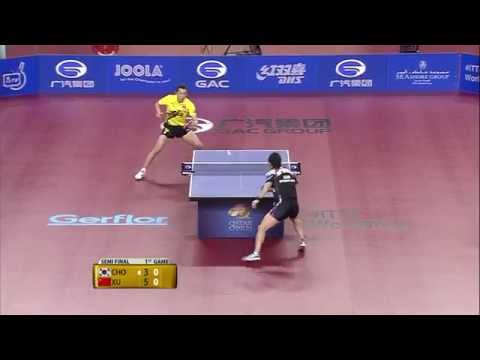 2014 Qatar Open MS-SF Cho Eonrae - Xu Xin (full match|short form in HD)