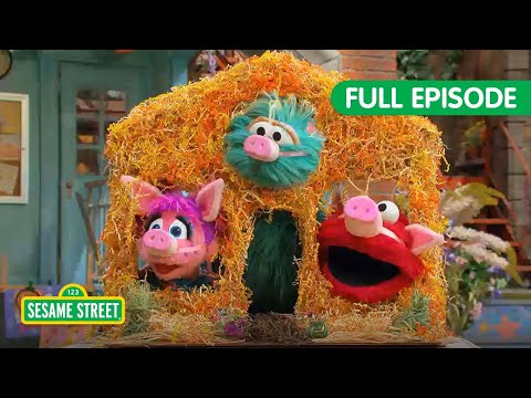 The Three Little Pigs with Elmo and Friends! 🐷🐷🐷| Sesame Street Full Episode