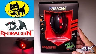 Redragon M605 Smilodon Gaming Mouse - unboxing and first impressions  - 4K UHD VIDEO