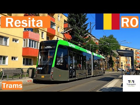 🇷🇴 REŞIŢA TRAMS 2025 | Tramvai din Reșița【4K】