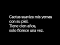 |LETRA| Gustavo Cerati - Cactus