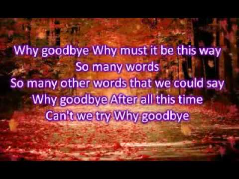Christian Wunderlich - Why Goodbye Lyrics