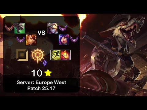 Twitch ADC + Leona vs Ezreal + Neeko - EUW GrandMaster - Patch 25.17