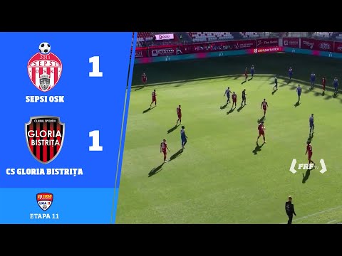 Liga 2 Casa Pariurilor, Etapa 11: Sepsi OSK - CS Gloria Bistrița 1-1, 25.10.2025