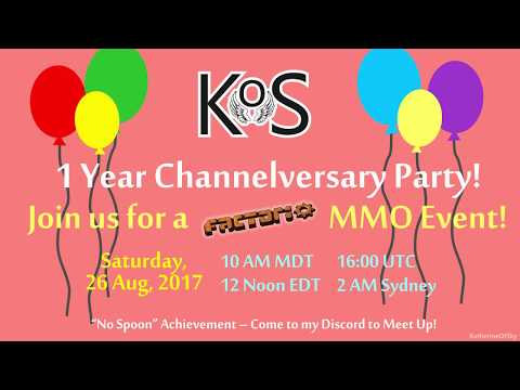 It's Party Time!  Factorio MMO starting NOW!!!