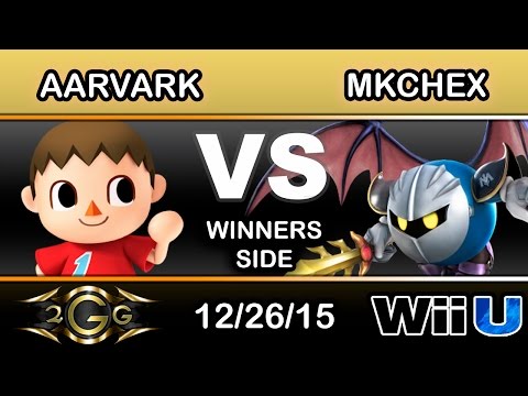2GGlory 4 - Aarvark (Villager) Vs. Mkchex (Meta Knight) Winners Side - Smash Wii U