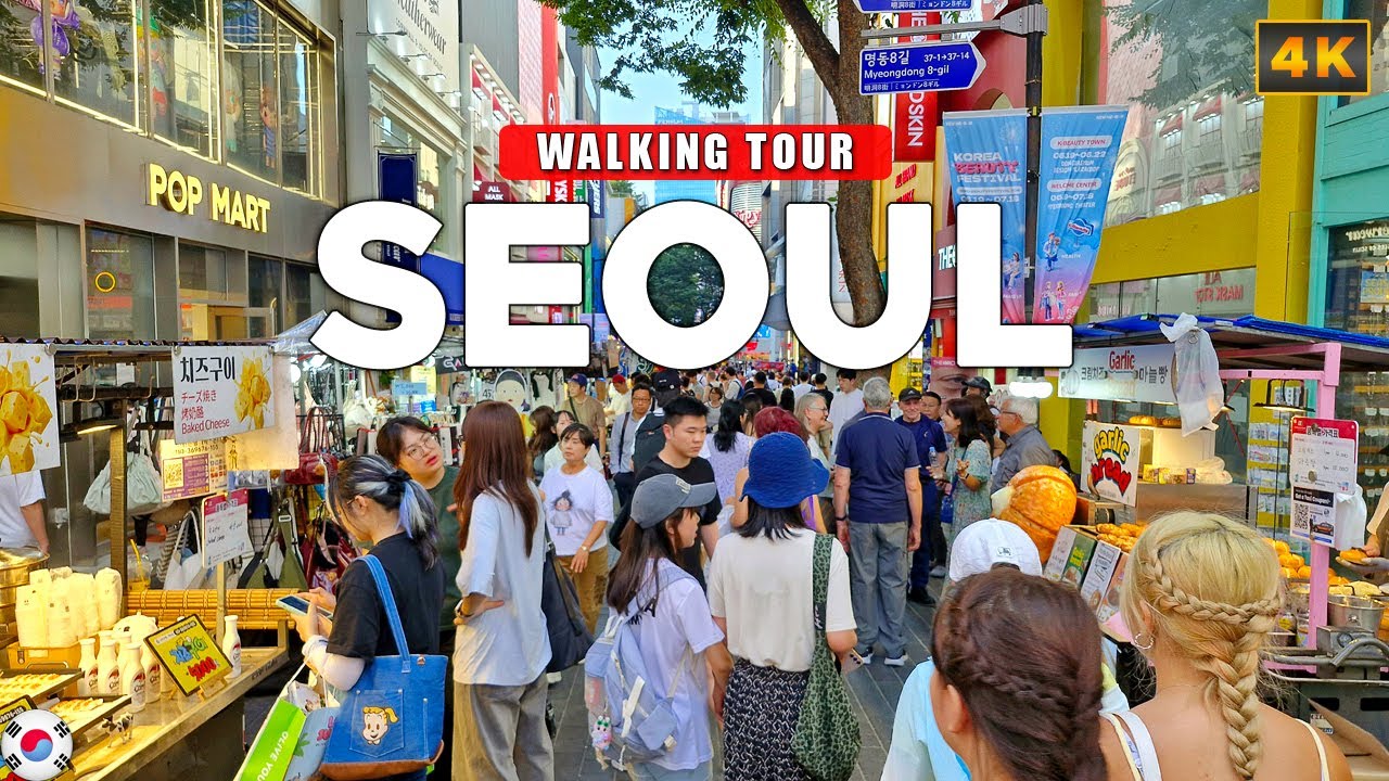 Immersive street-level walking tour through Seoul Insadong, South Korea, showcasing authentic urban landscapes, local architecture, and the vibrant atmosphere of the city's neighborhoods