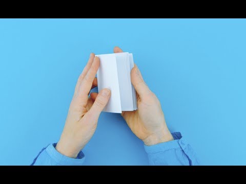 Buch aus einem Blatt Papier falten – ganz einfach