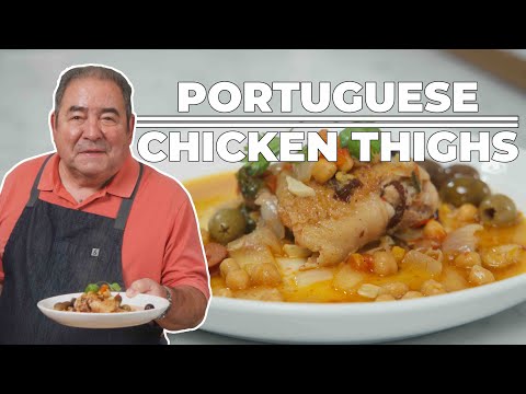 Emeril Lagasse's Portuguese Chicken Thighs Recipe
