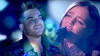 Adam Lambert&#39;s angel Amalia sings Angel by Sarah – The X Factor Australia 2016
