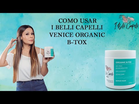 Como usar a máscara I Belli Capelli Venice Organic. ( O melhor b-tox do momento! )
